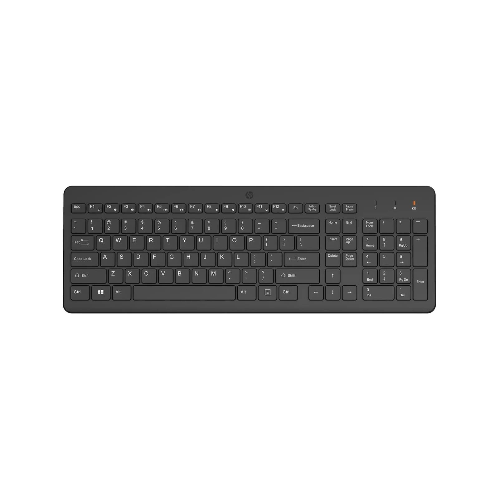 HP 220 USB-A Wireless Keyboard - Black — image 1