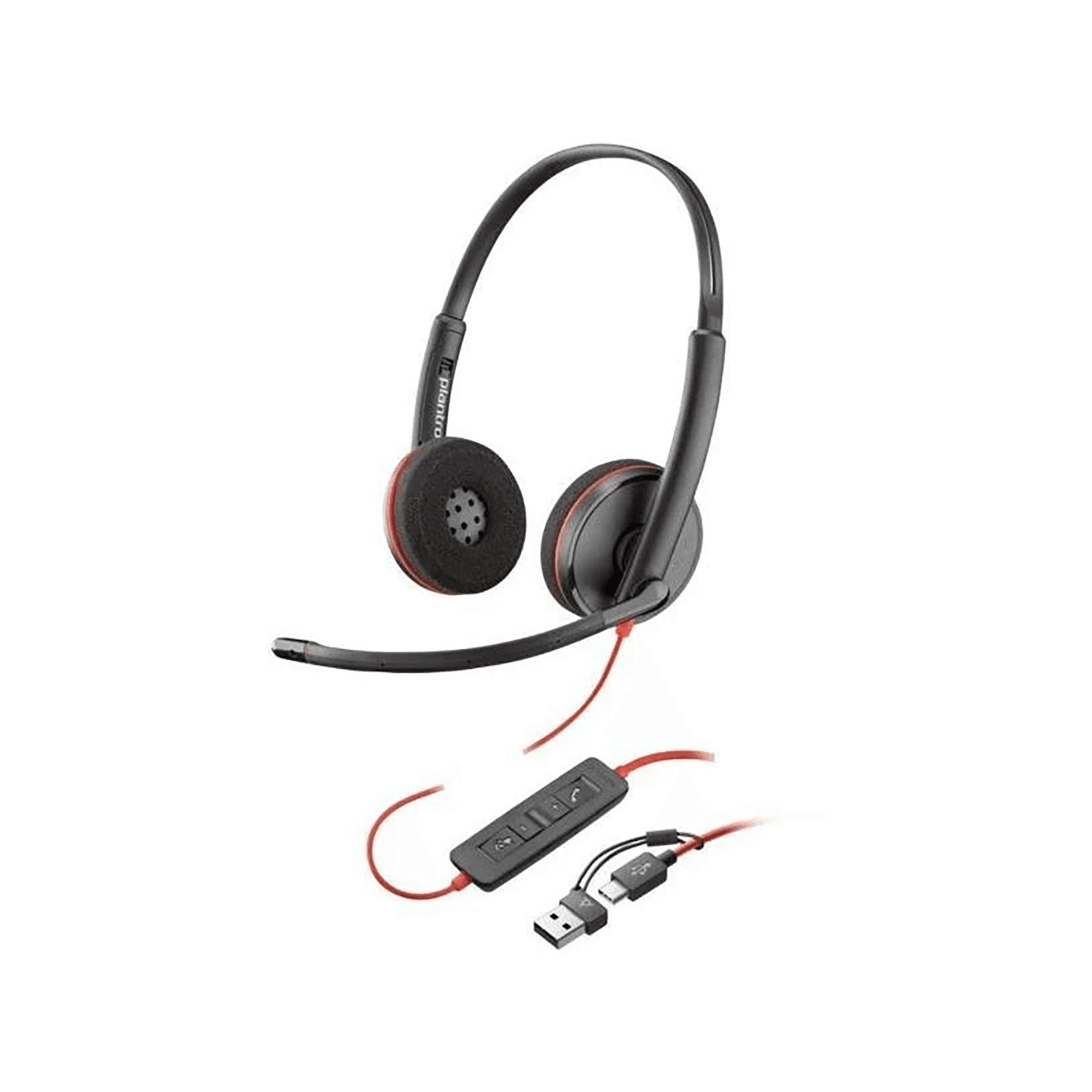 HP Poly Blackwire 3220 USB-C Wired Black Headset — image 1