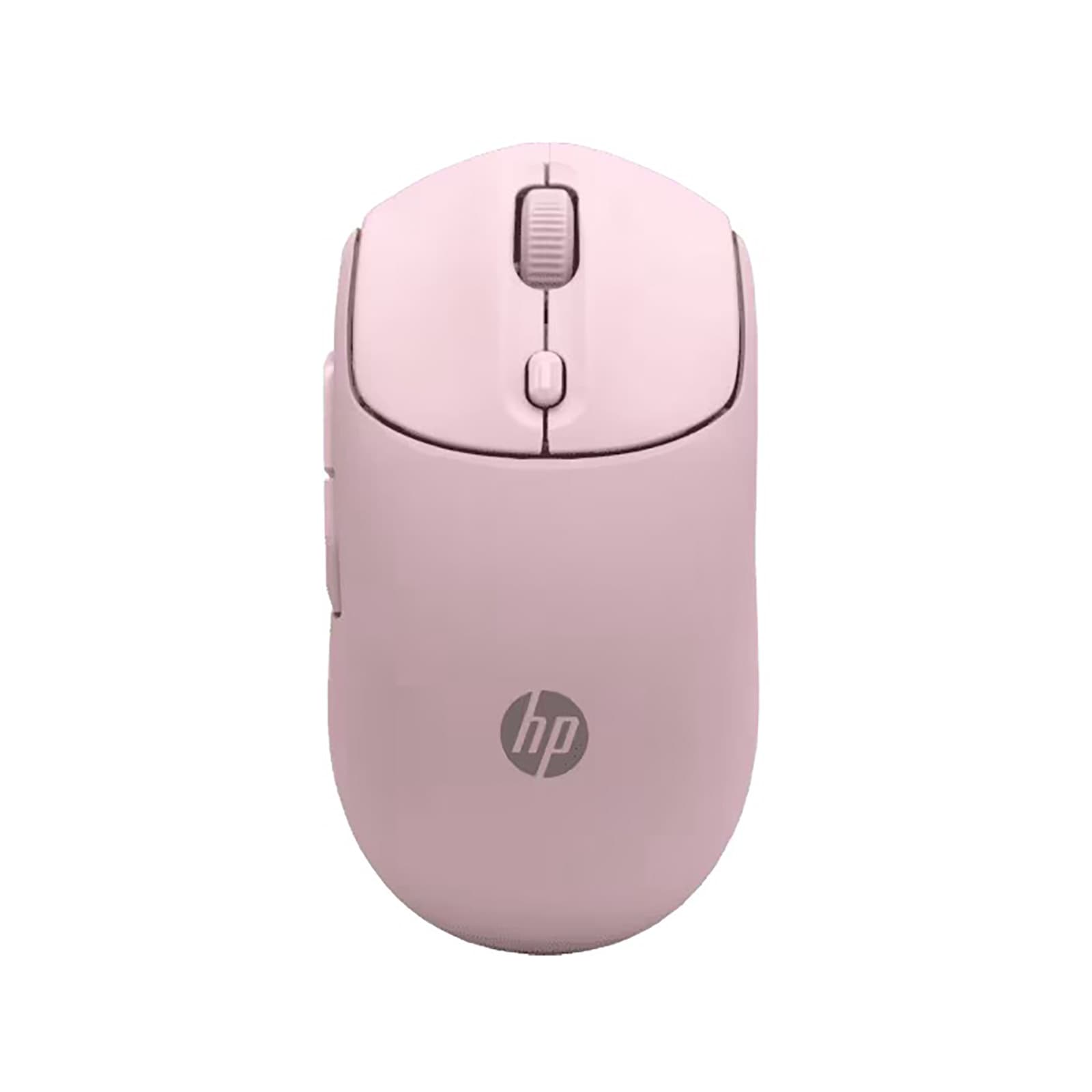 HP 400 Quiet Wireless Pink Mouse — image 1