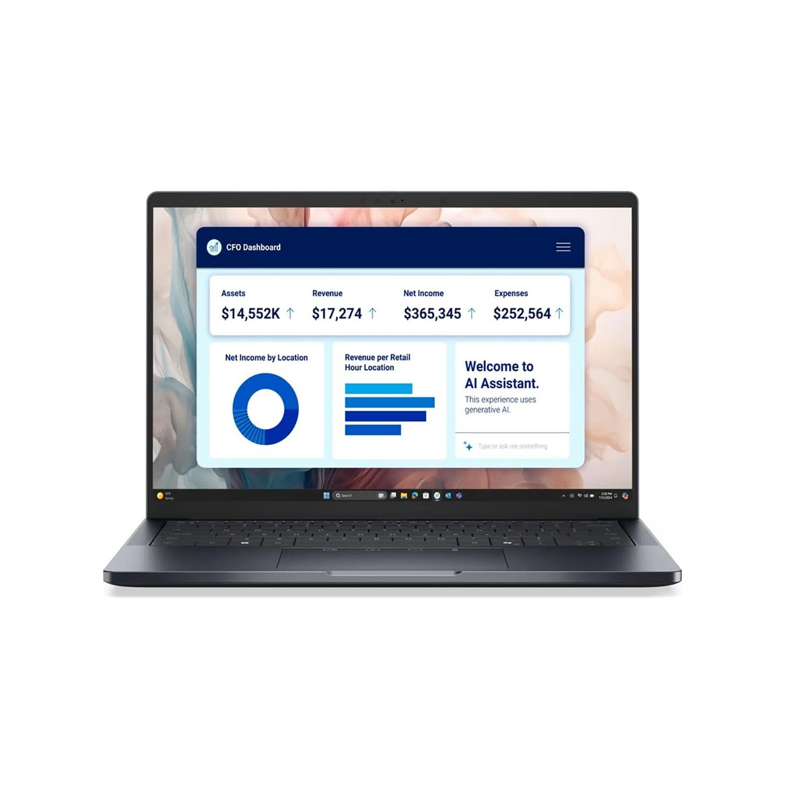 Dell Pro 14 14" Intel Ultra 7 266V 16GB 512GB Win 11 Pro Notebook — image 1
