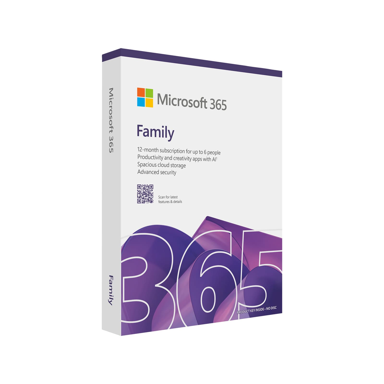 Microsoft 365 Family FPP Medialess 1 Year Subscription — image 1