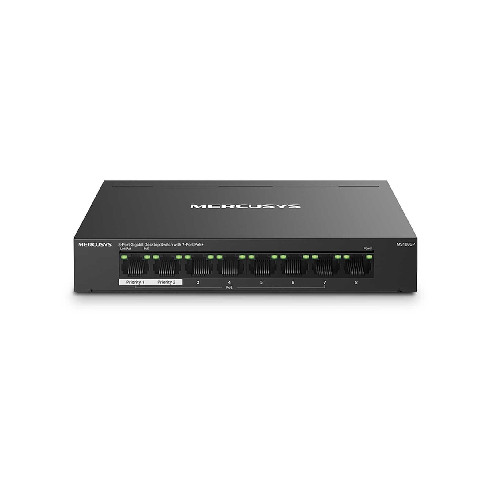 Mercusys 8 Port Gigabit Unmanaged POE Switch — image 1