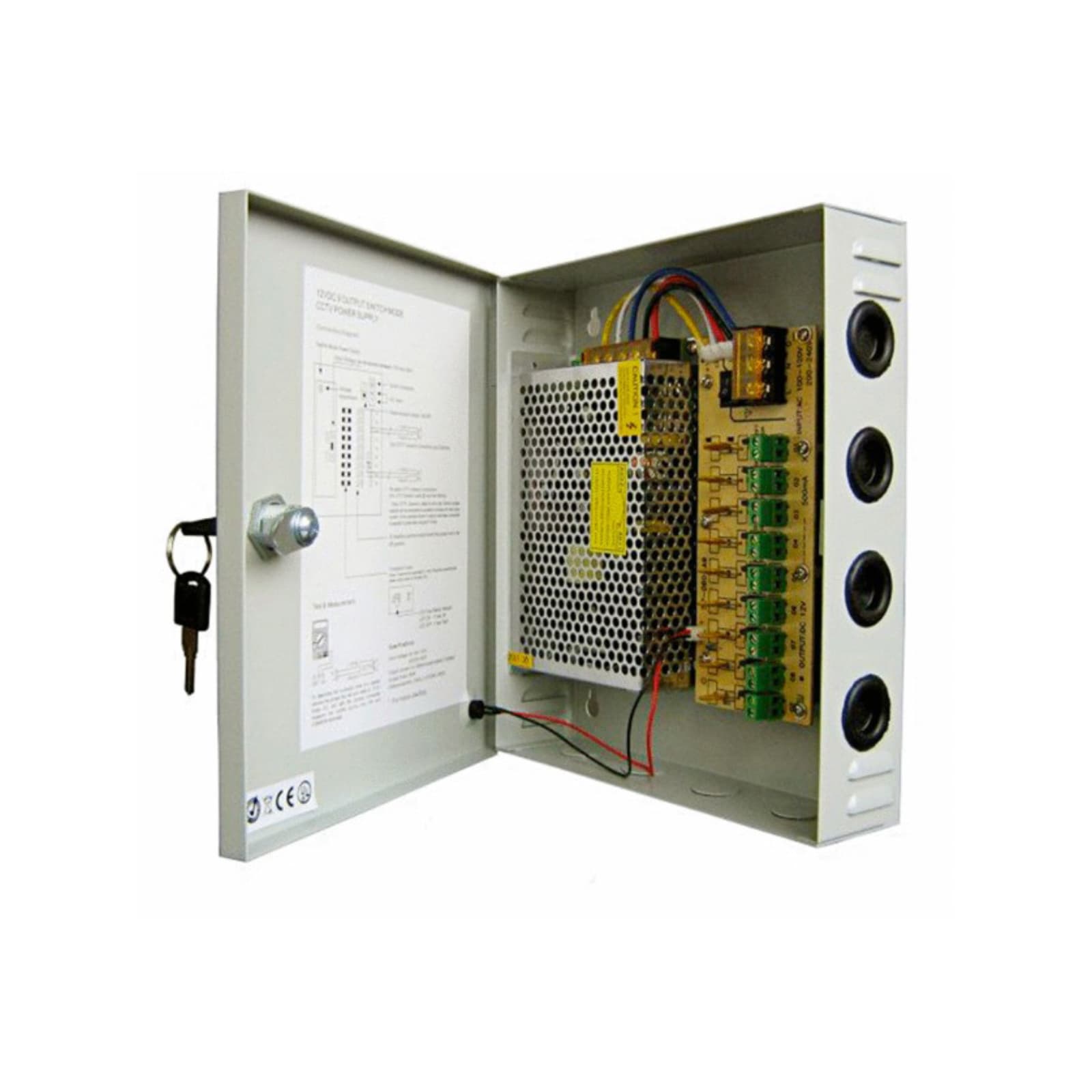 PinnSec 18-Way 10-12V 25A DC Switch Mode Power Supply — image 1