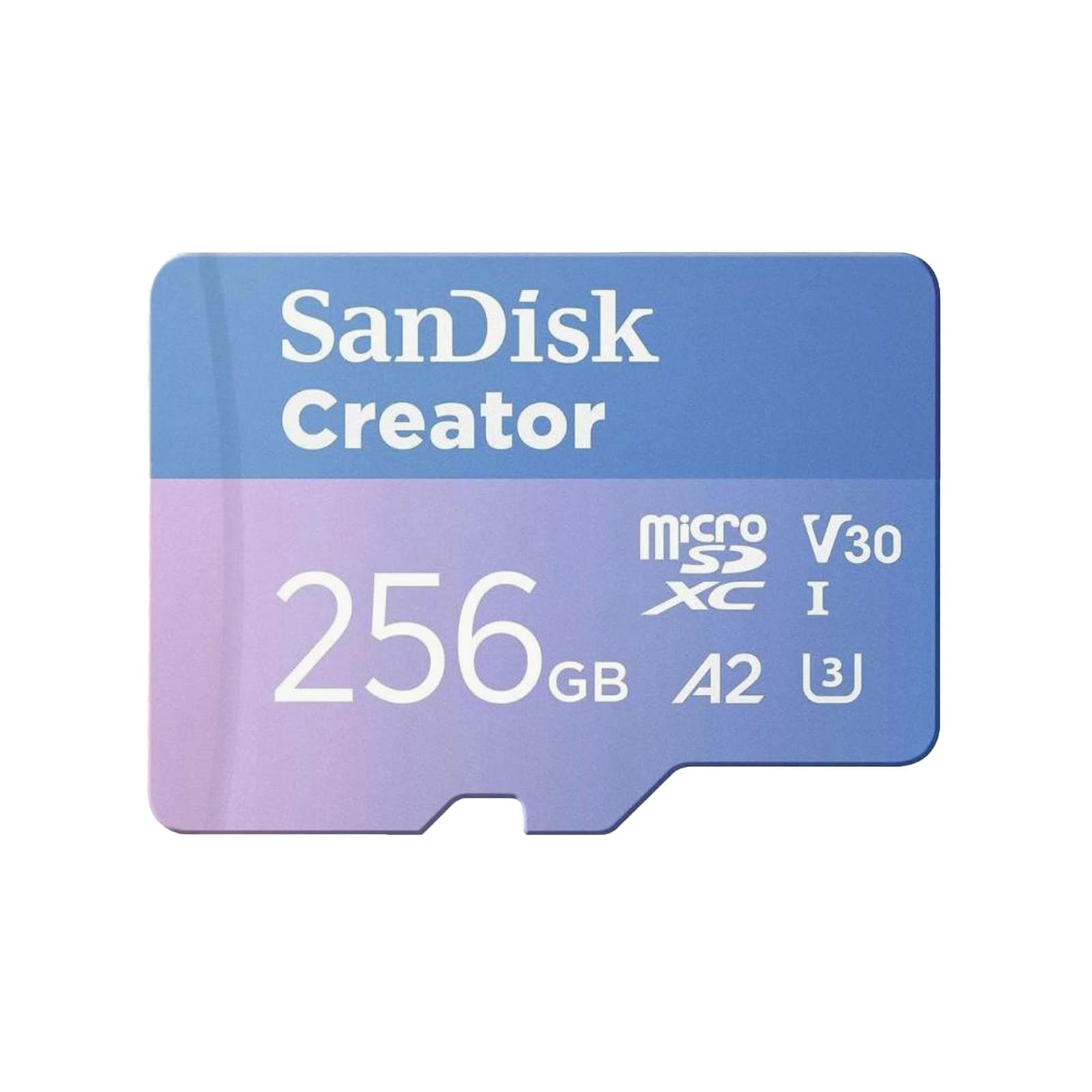 SanDisk Creator microS Card UHS-I 256GB + Adapter — image 1