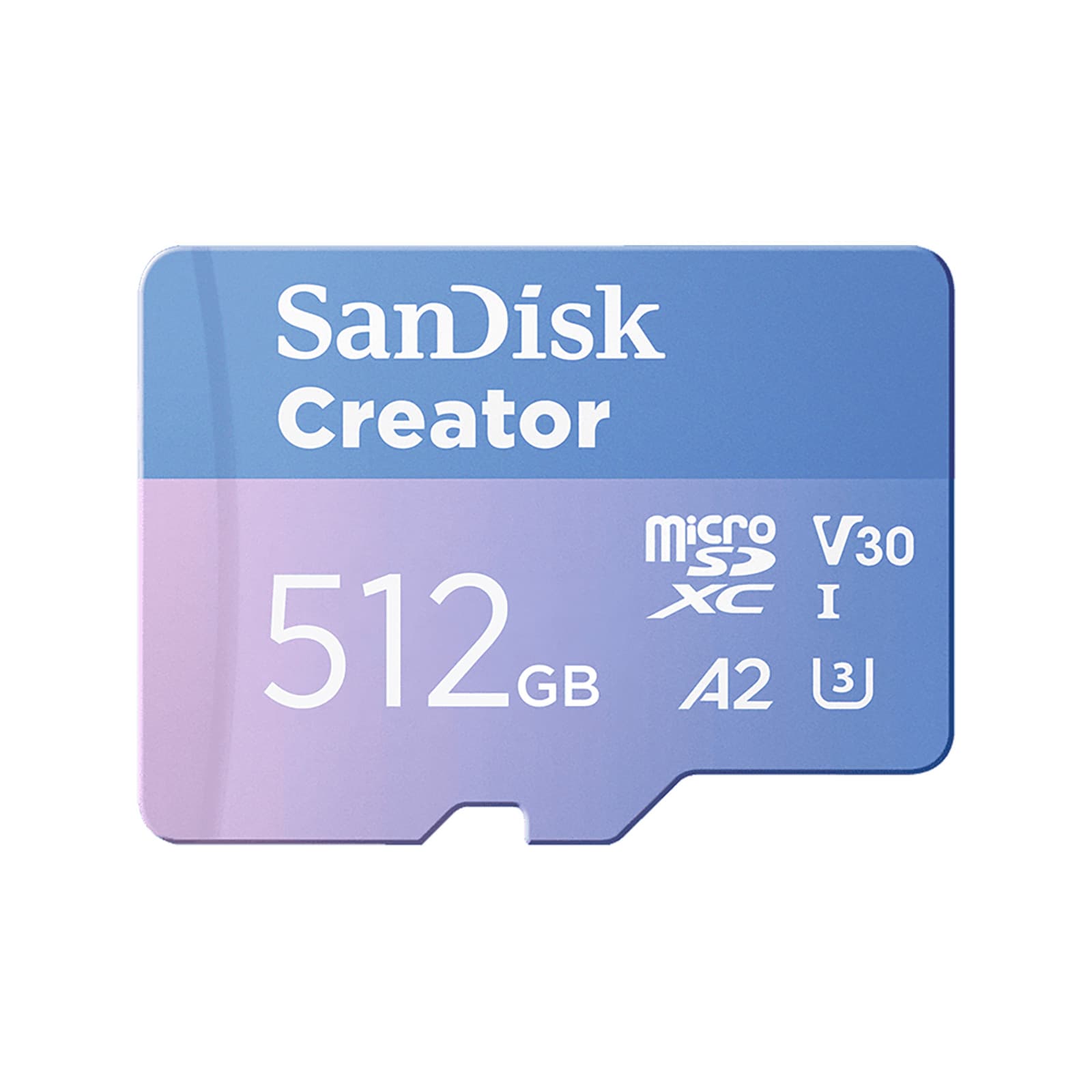 SanDisk Creator microS Card UHS-I 512GB + Adapter — image 1
