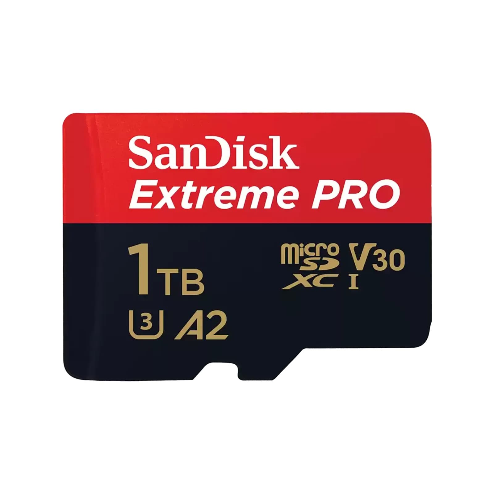 Sandisk Extreme Pro 1TB 4K Video MicroSDXC Card with Adapter — image 1