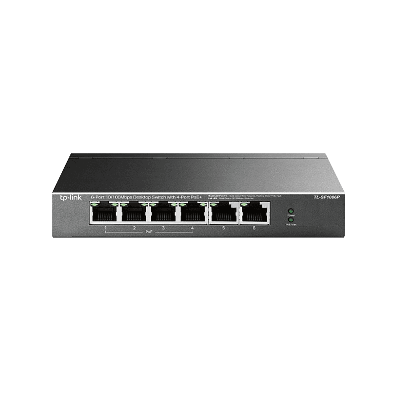 TP-Link 6 Port Unmanaged POE Desktop Switch — image 1