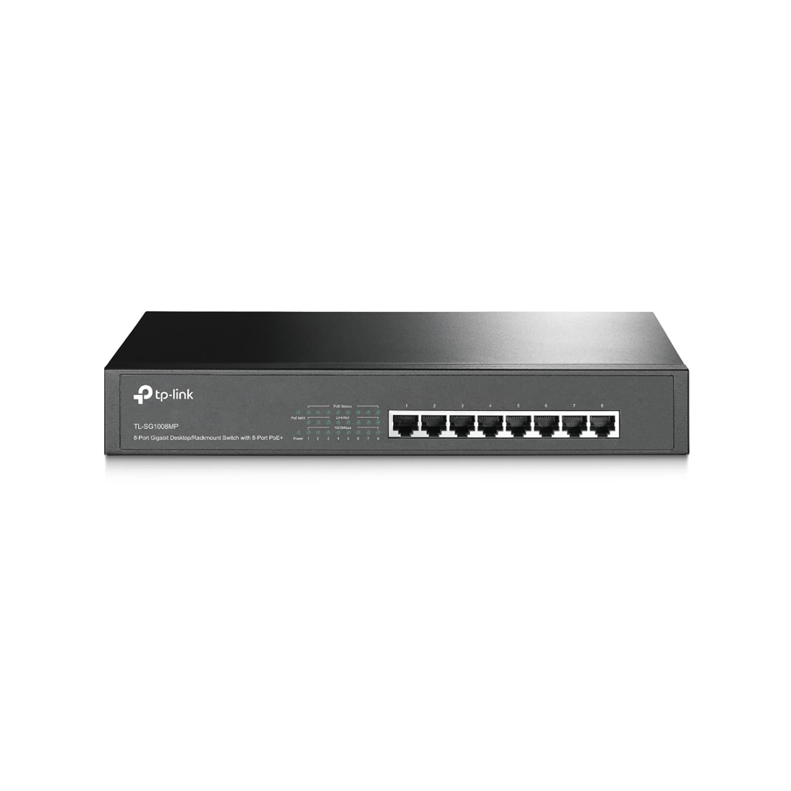 TP-Link 8 Port Gigabit Unmanaged Rackmount POE Switch — image 1