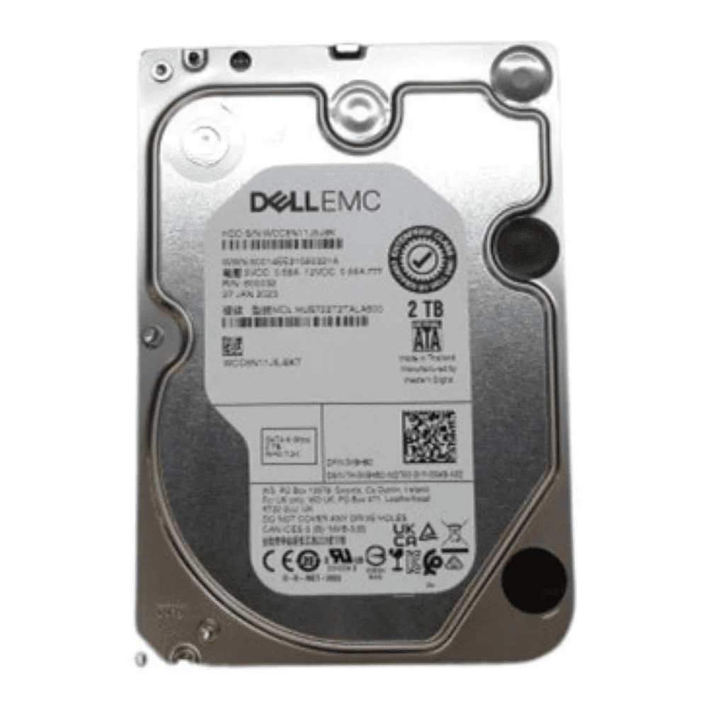 Dell 2TB 7.2K RPM 3.5" SATA 6Gbps HDD — image 1