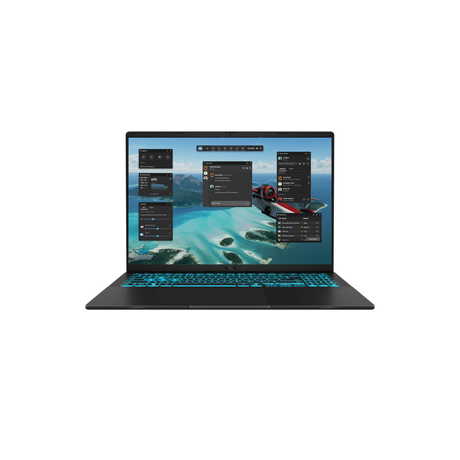 Asus VivoBook RTX  V3607VH 16" Core-i7 16GB 1TB Win 11 Pro Notebook — image 1