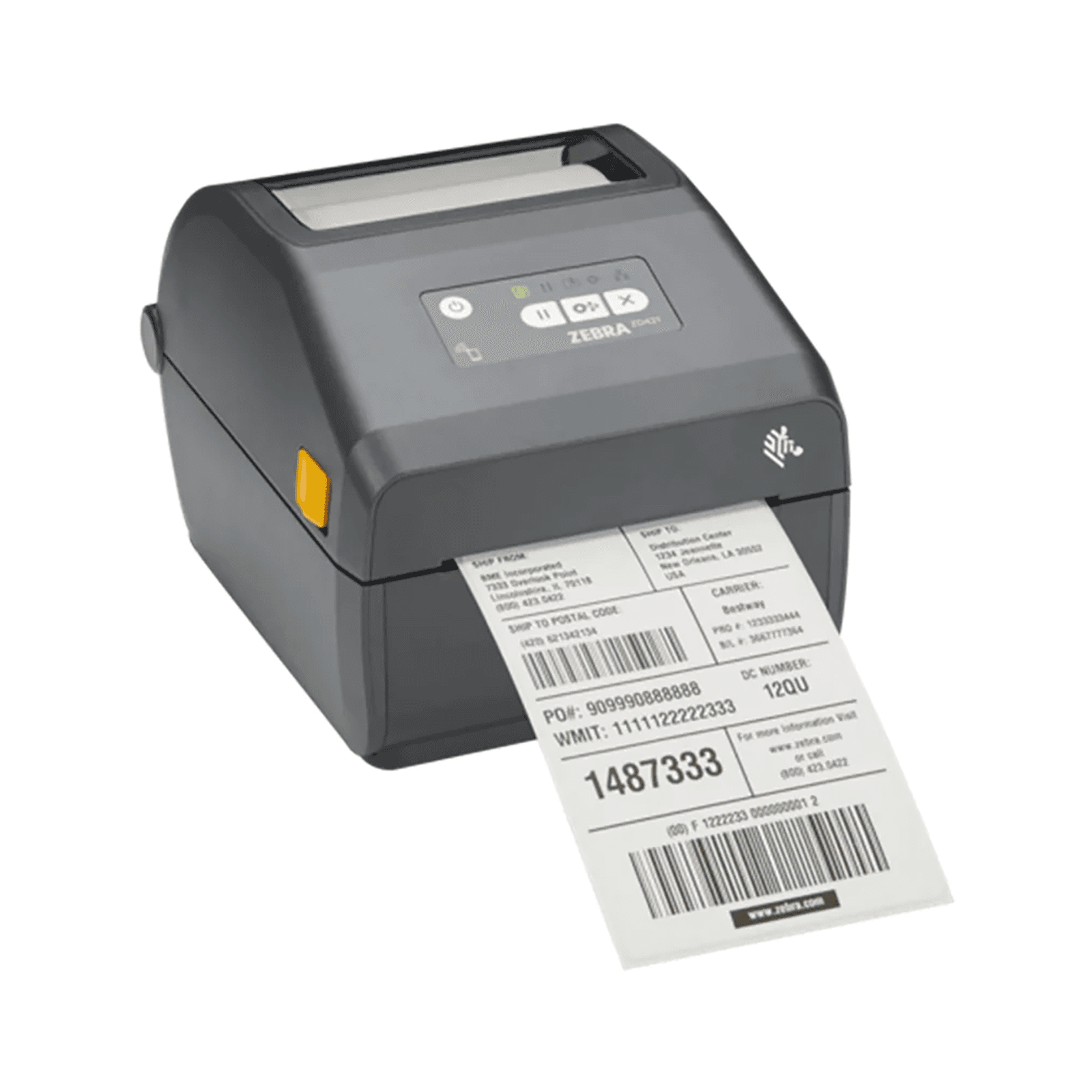 Zebra ZD421 Thermal Transfer Receipt Printer — image 1