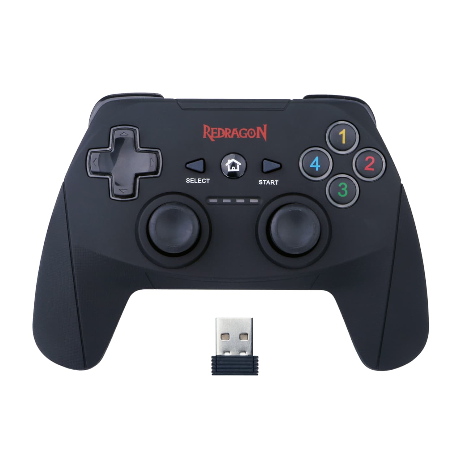 Redragon HARROW Wireless X/D-input(Digital/Analog) PC Controller - Black — image 1