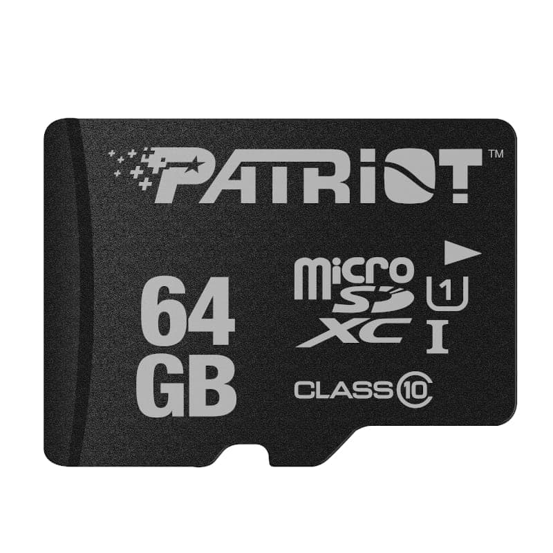 Patriot LX CL10 64GB Micro SDHC Card — image 1