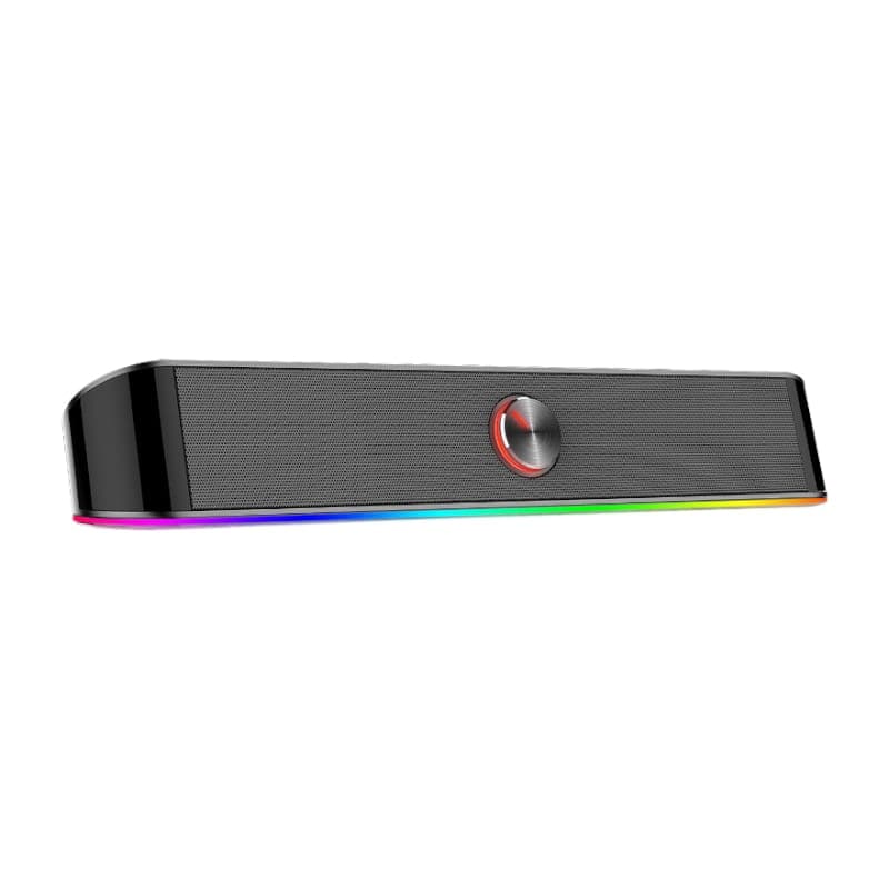 REDRAGON 2.0 Sound Bar ADIEMUS 2 x 3W RGB USB|Aux PC Gaming Speaker - Black — image 1