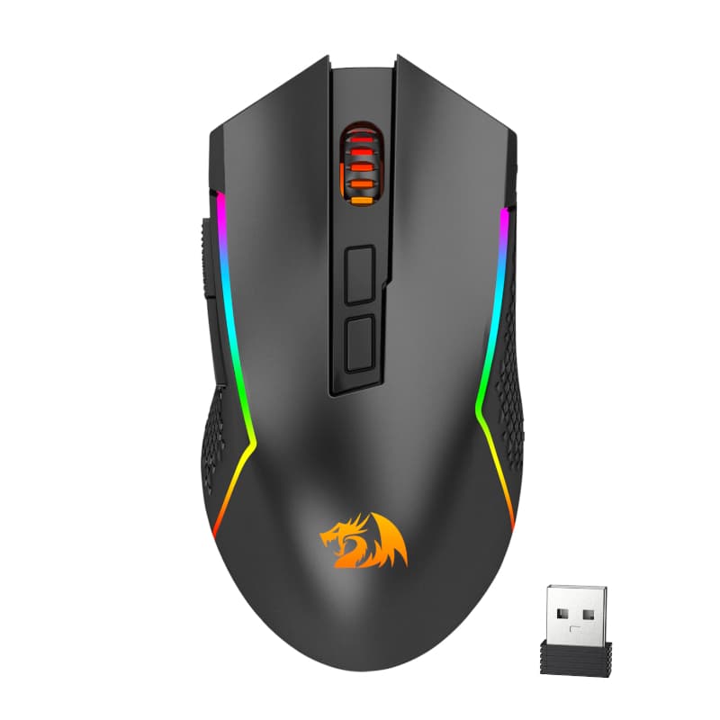 REDRAGON Trident Pro 8000DPI RGB Gaming Mouse - Black — image 1