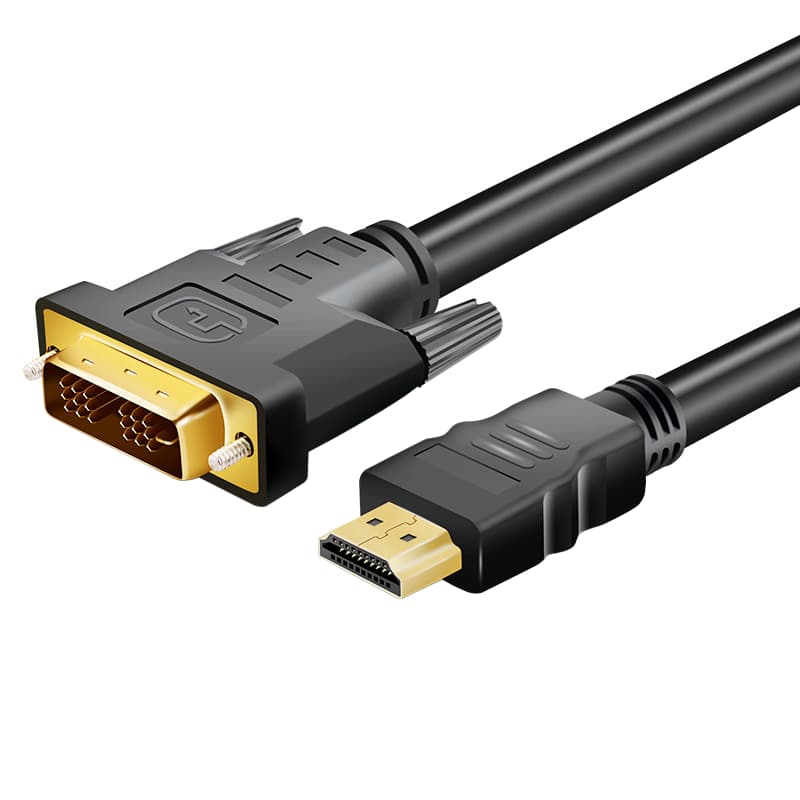 Gizzu 1080P HDMI to DVI-D Cable 1.8m Poly — image 1