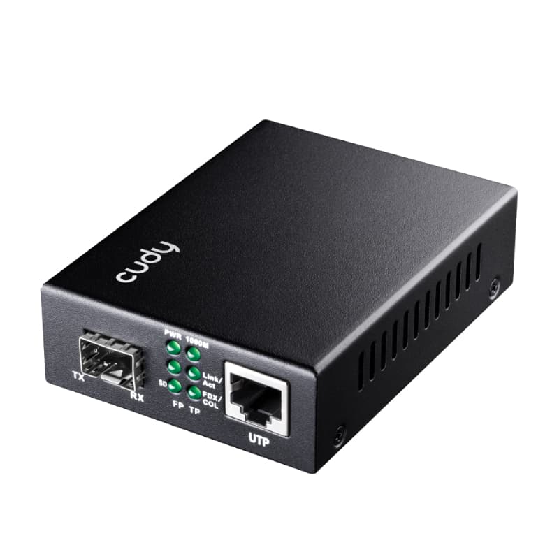 Cudy Fibre to Gigabit Ethernet Media Converter — image 1