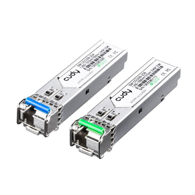 Cudy Single Mode 1.25G LC Bi-Directional SFP 20km — image 1