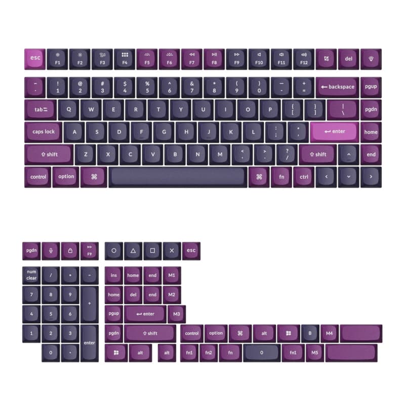 Keychron Double Shot OSA PBT Keycap Full Keycap Set - Purple — image 1