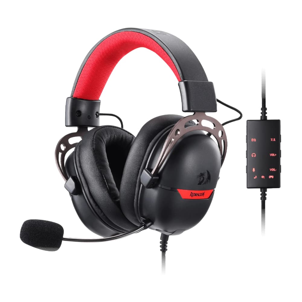 REDRAGON Over-Ear AURORA Gaming Headset - Black — image 1