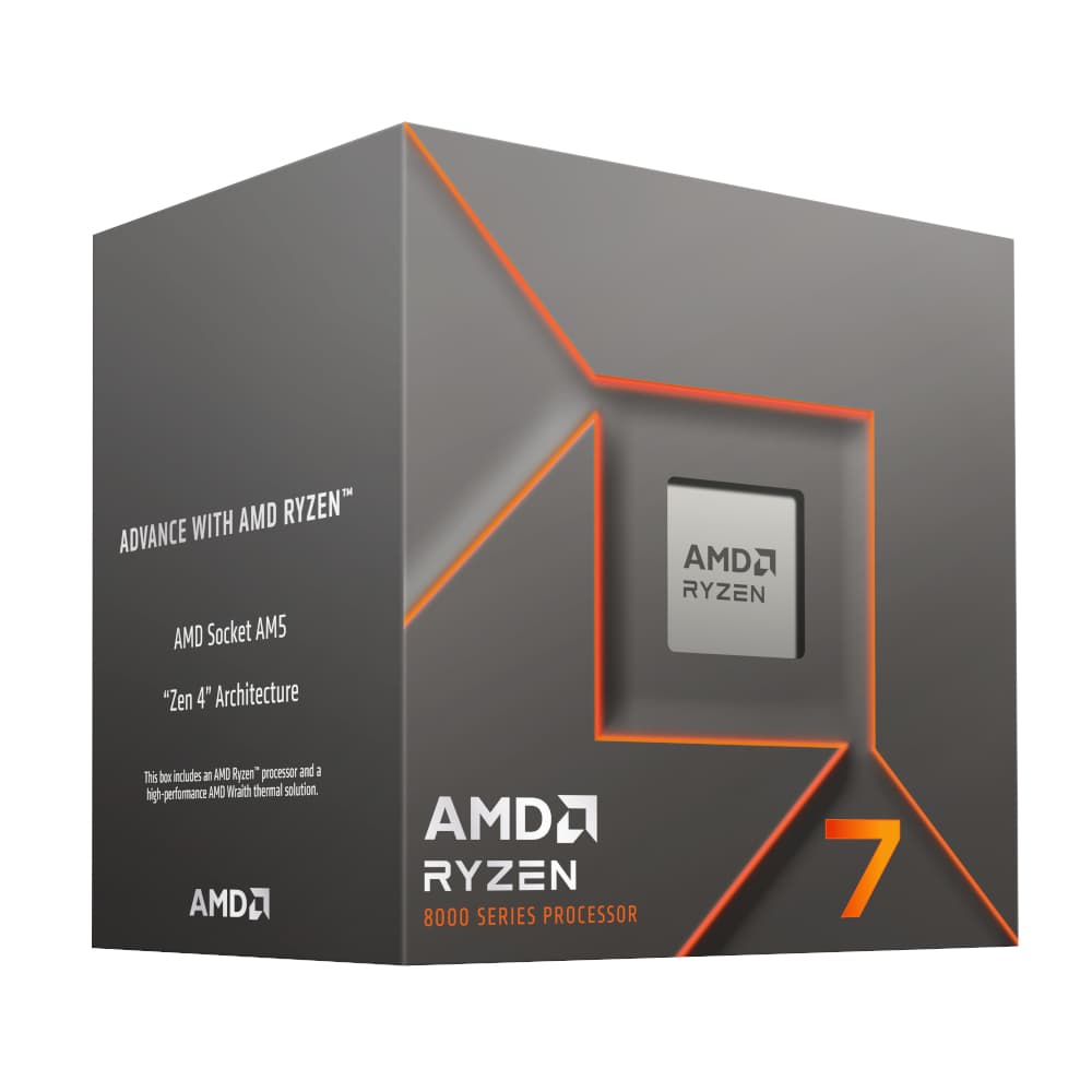 AMD RYZEN 7 8700F 8-Core 4.1GHZ AM5 CPU — image 1