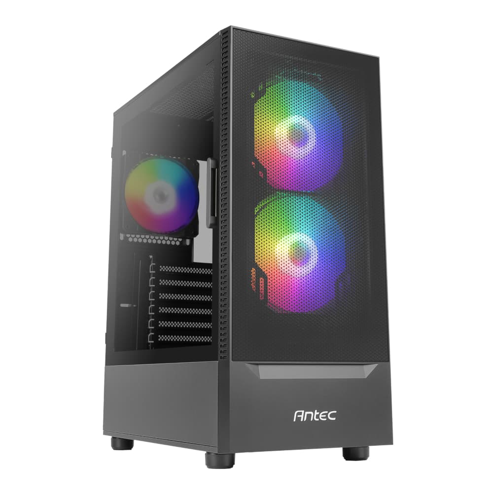 Antec NX410 V2 ATX | Micro-ATX | ITX ARGB Mid-Tower Gaming Chassis - Black — image 1
