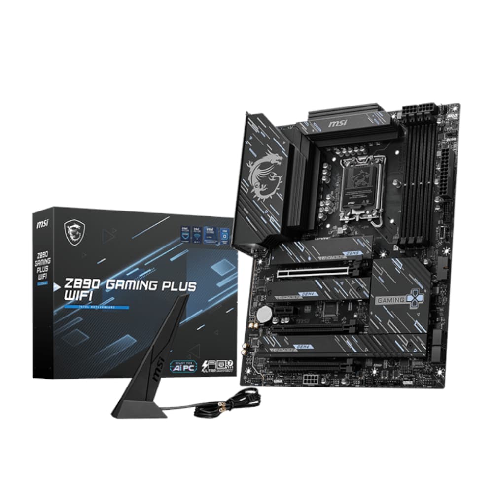 MSI Z890 GAMING PLUS WIFI DDR5 Intel LGA1851 ATX Gaming Motherboard — image 1