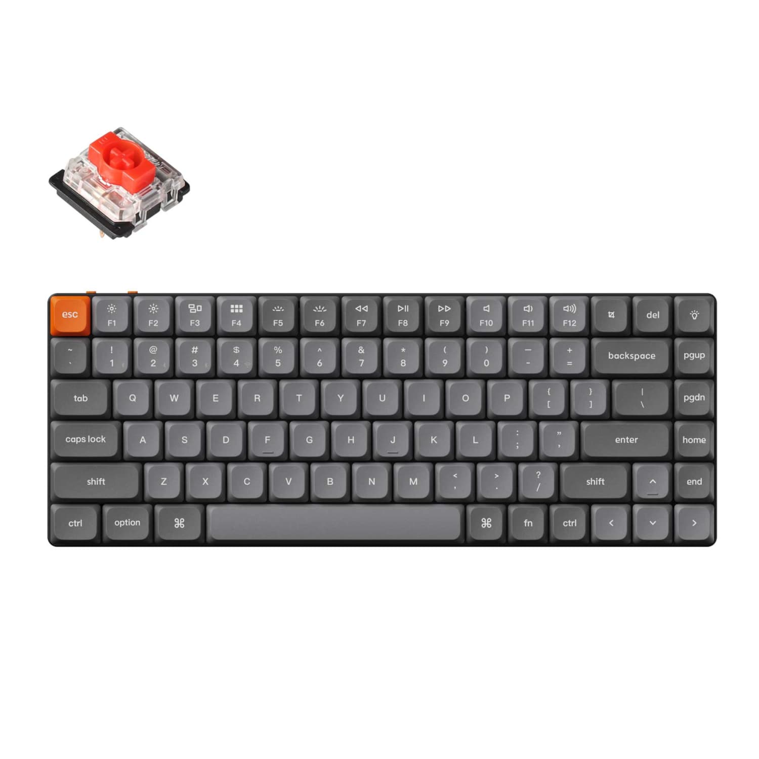 Keychron K3 Max QMK/VIA Wireless 75% Custom Mechanical Keyboard | RED Switches — image 1