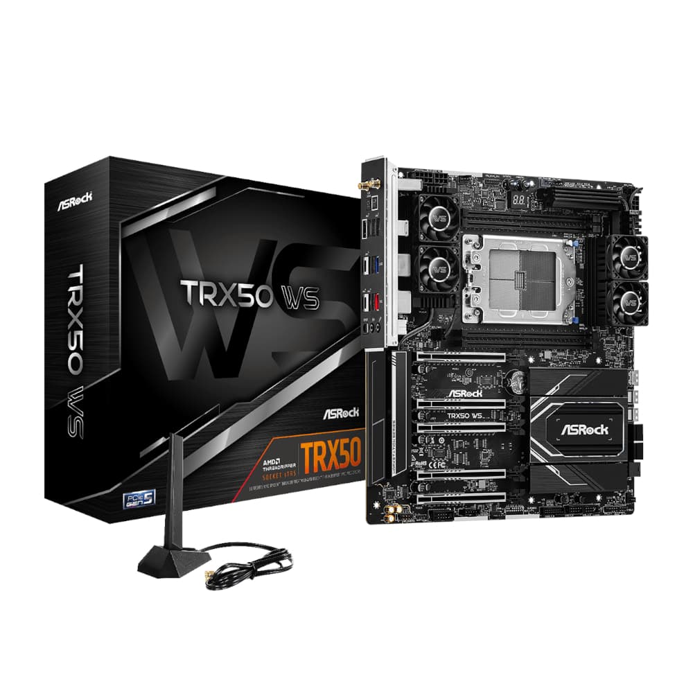 ASRock TRX50 WS AMD TR5 EATX Gaming Motherboard — image 1