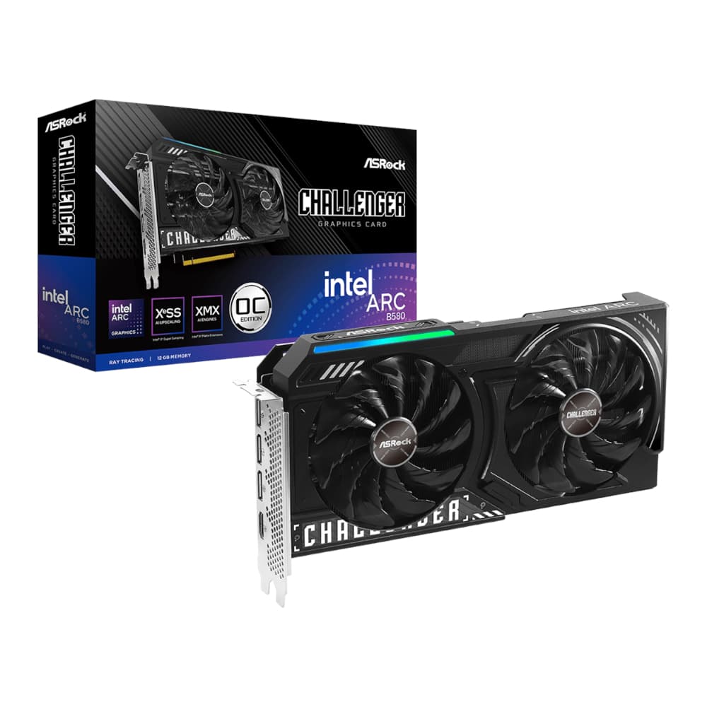 ASRock Intel Arc B580 Challenger OC 12GB GDDR6 192-BIT Graphics Card — image 1