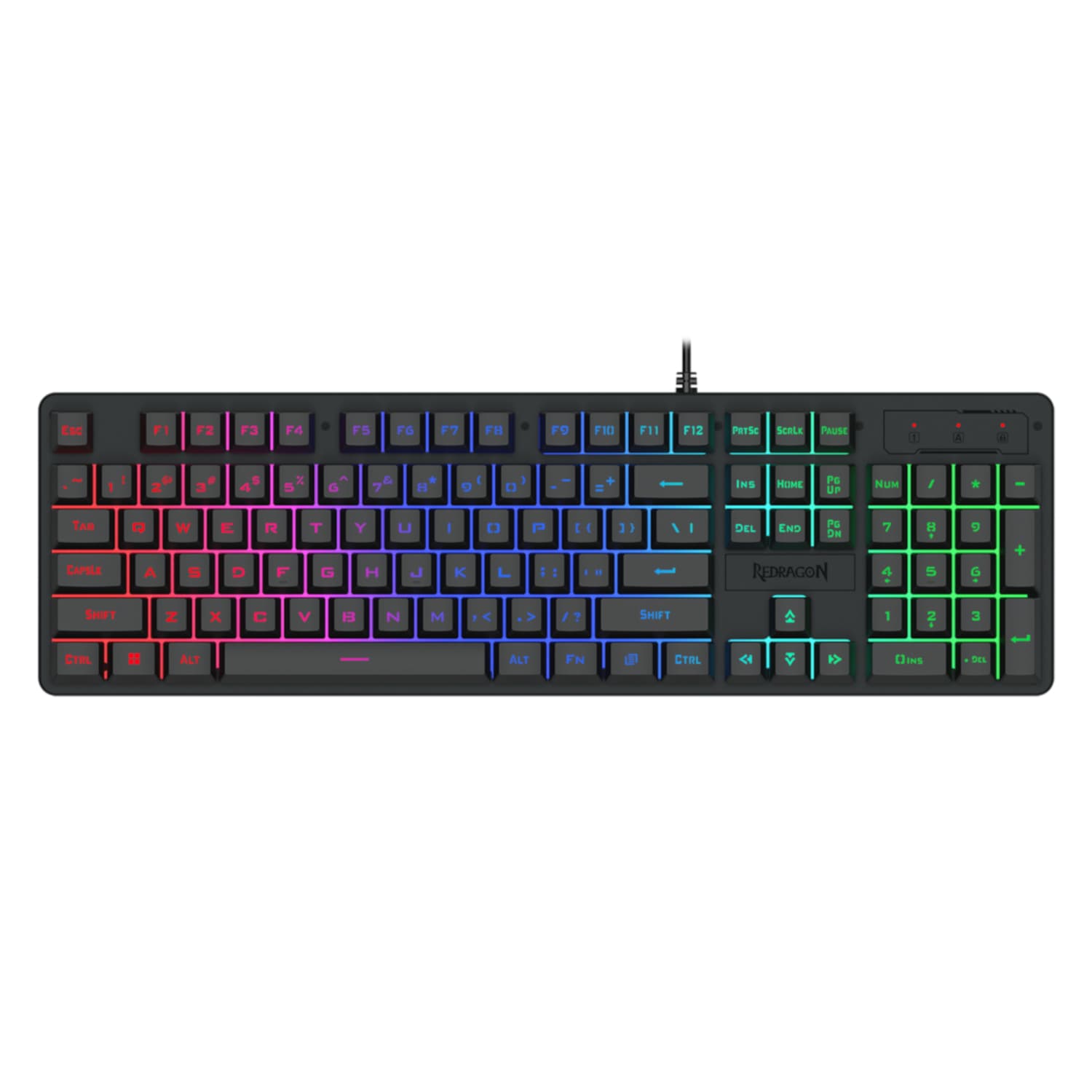 Redragon K521 RGB NETHERBANE 104-Key Membrane Gaming Keyboard — image 1
