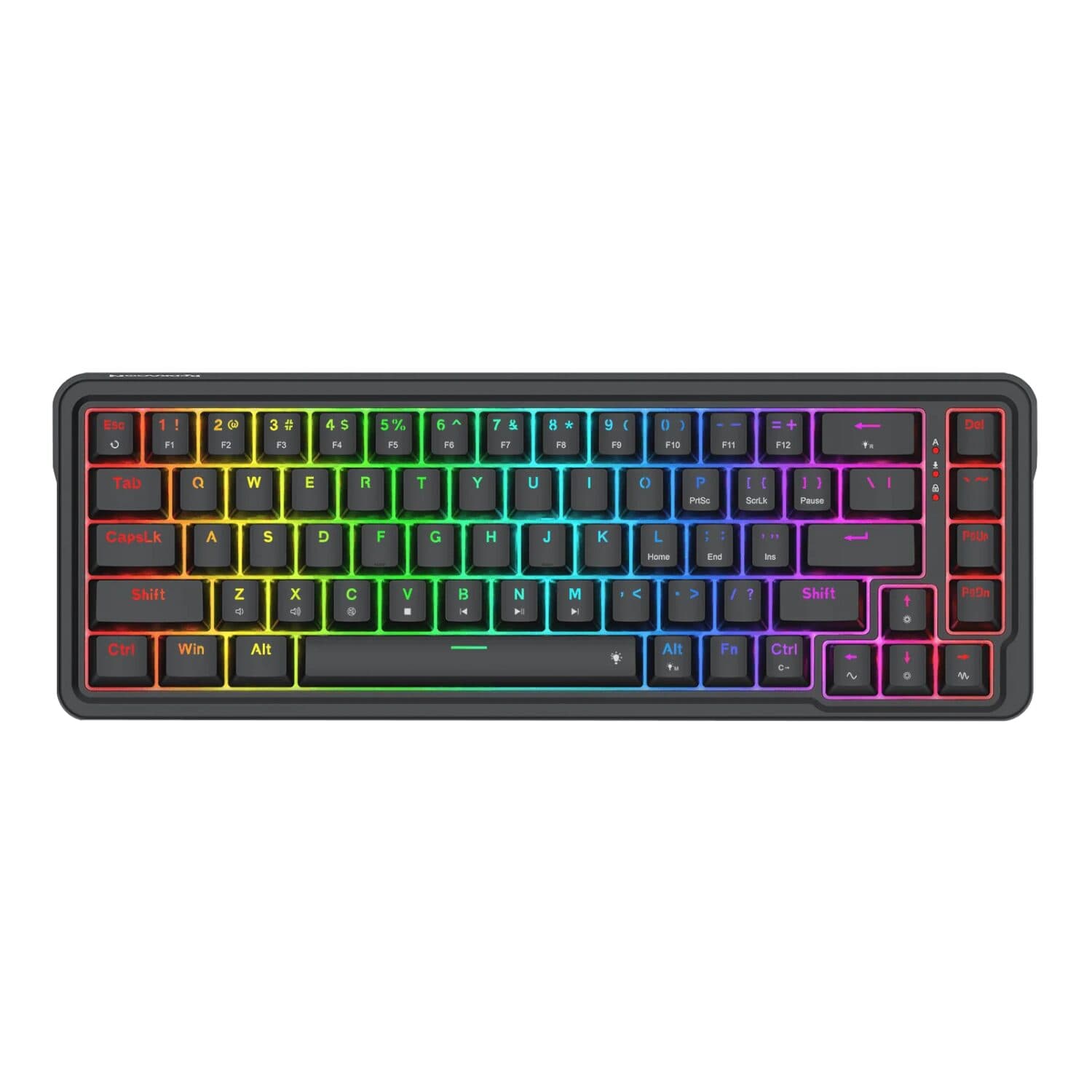 Redragon NOVA K709 65% Wired Gasket RGB Gaming Keyboard - Black — image 1