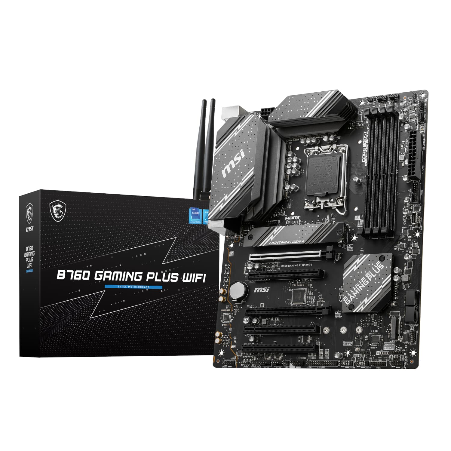 MSI B760 GAMING PLUS WIFI DDR5 LGA1700 ATX Motherboard — image 1