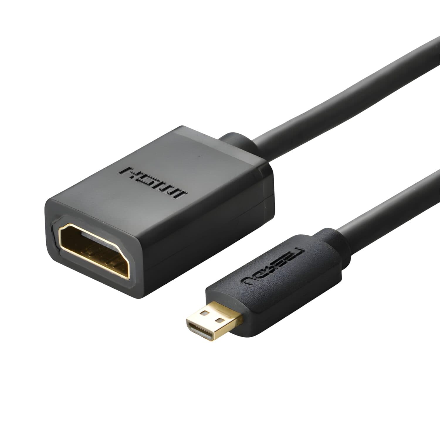 UGREEN 20134-20134 Micro HDMI Male to HDMI Female Adapter - Black — image 1