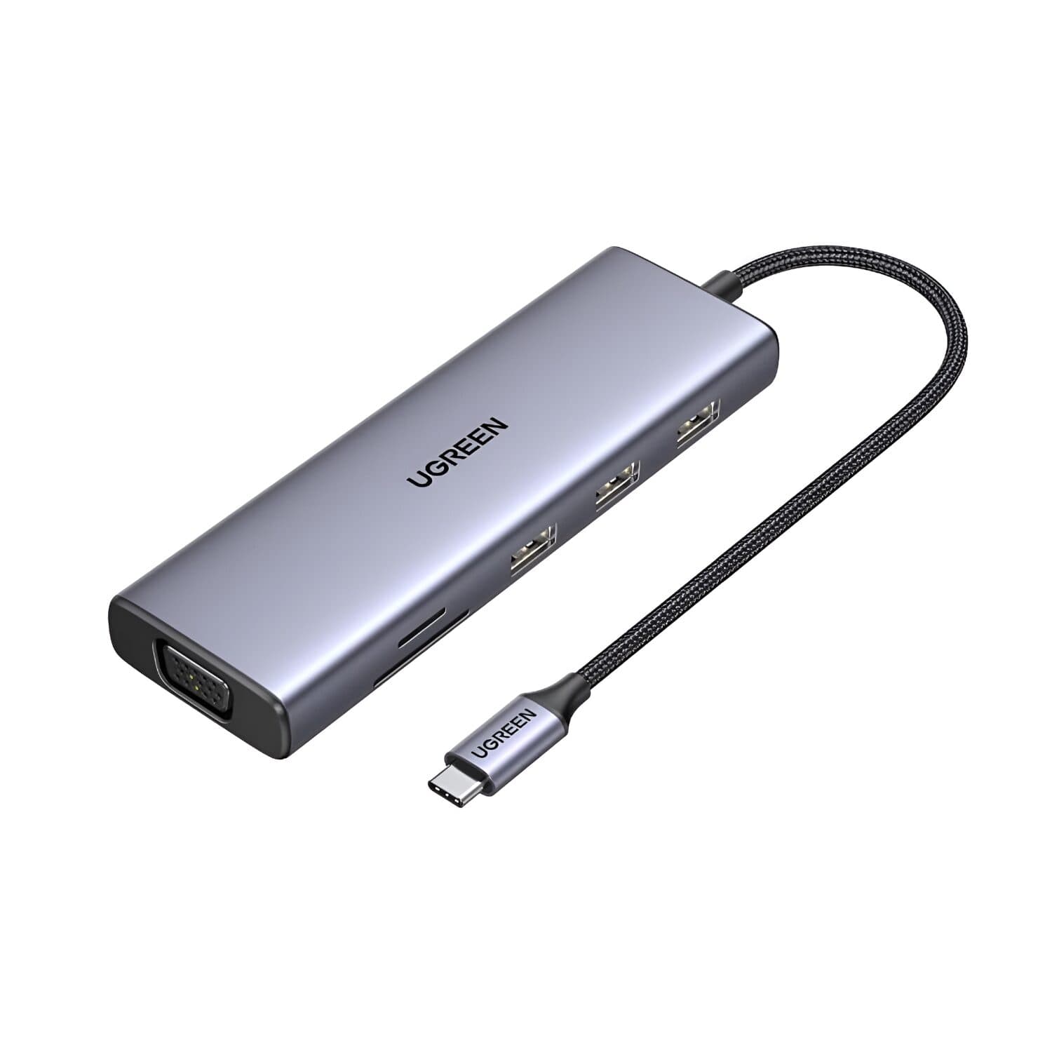 UGREEN 9-in-1 Type-C Hub | HDMI | VGA | LAN | SD/TF | 100W PD | USB3.0 — image 1