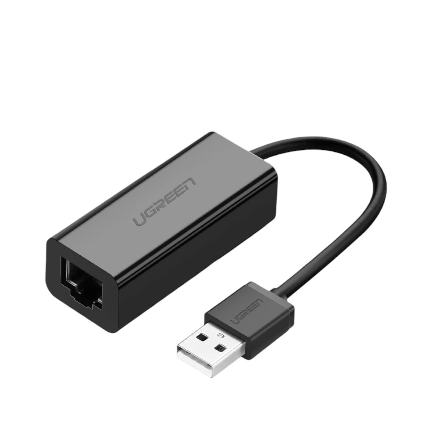 UGREEN CR110 Ethernet Adapter | USB 2.0 to RJ45 - Black — image 1