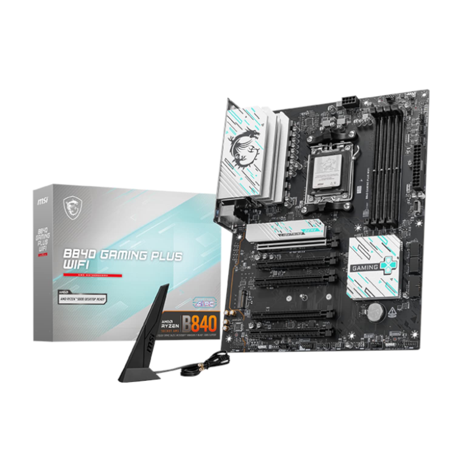 MSI B840 GAMING PLUS WIFI AM5 ATX Gaming Motherboard — image 1