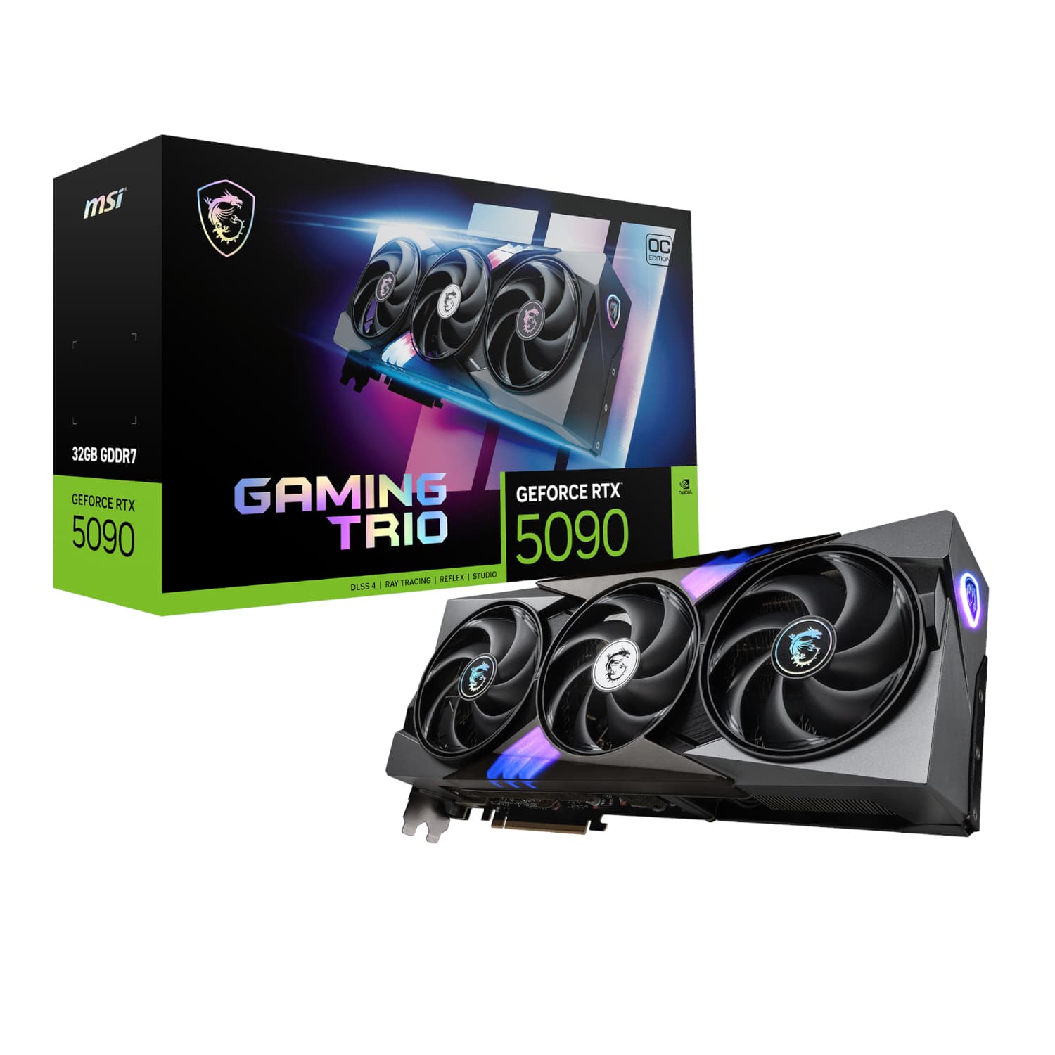 MSI GeForce RTX 5090 GAMING TRIO OC 32G Graphics Card — image 1