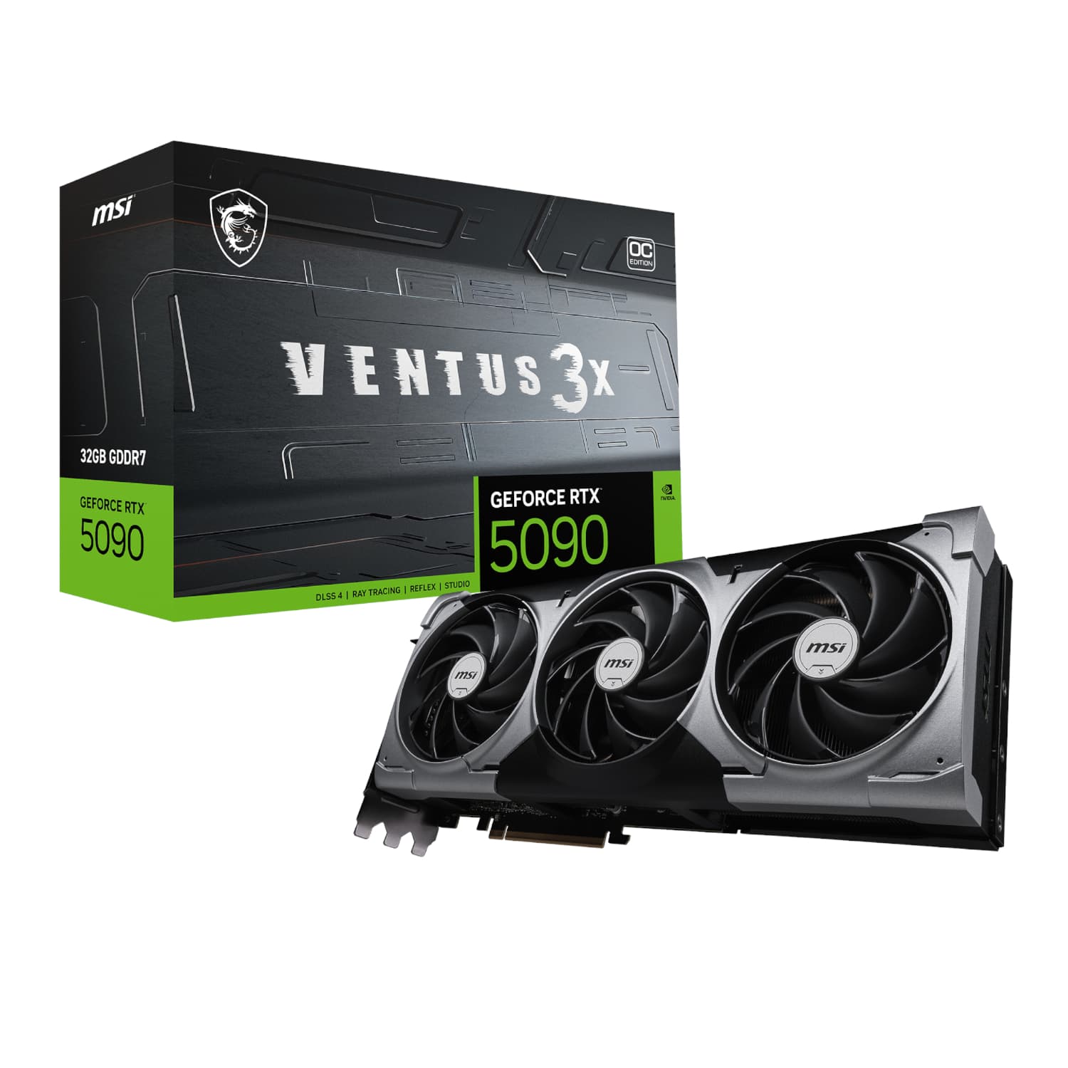 MSI GeForce RTX 5090 VENTUS 3X OC 32G Graphics Card — image 1