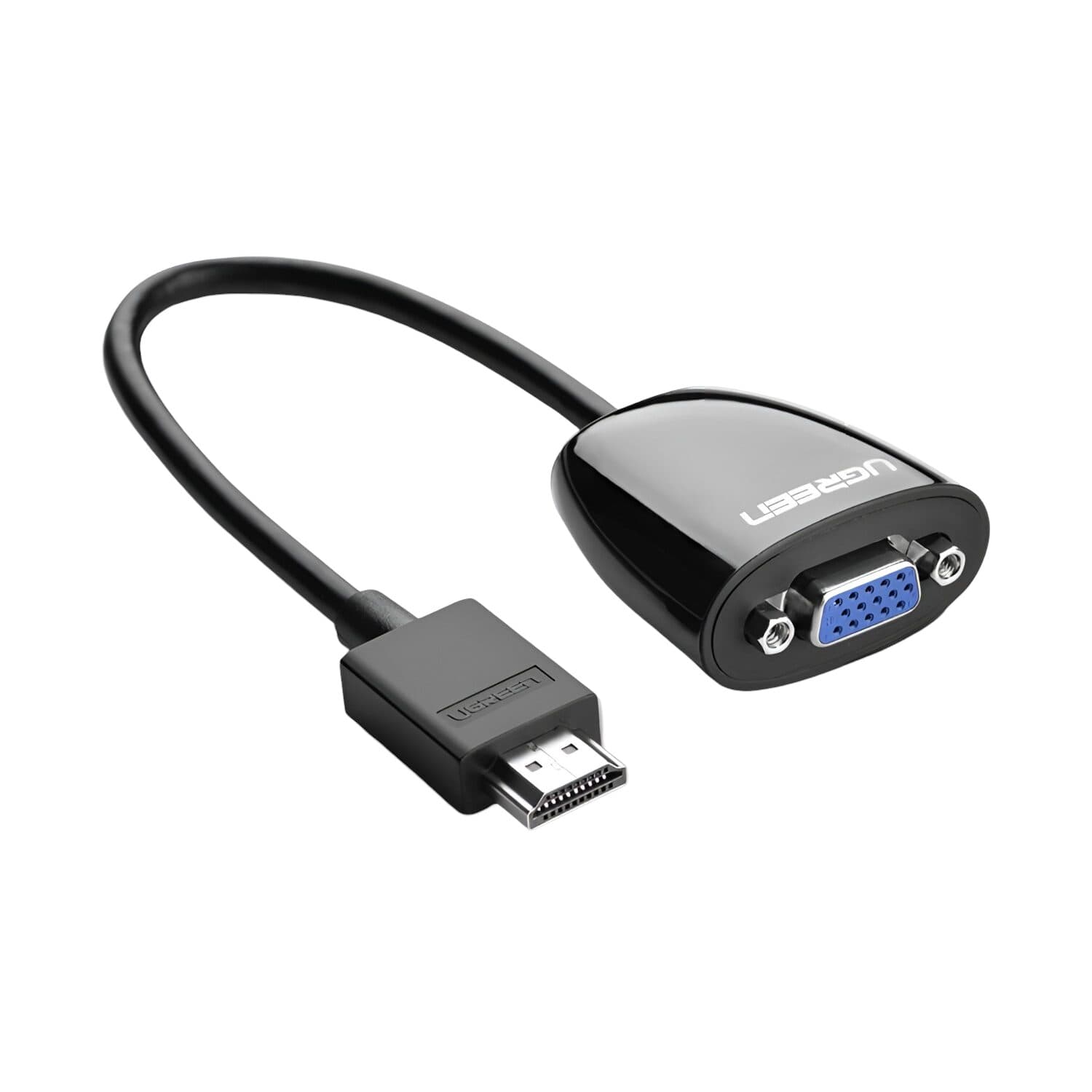 UGREEN HDMI to VGA Converter, 1080p Video Adapter - Black — image 1