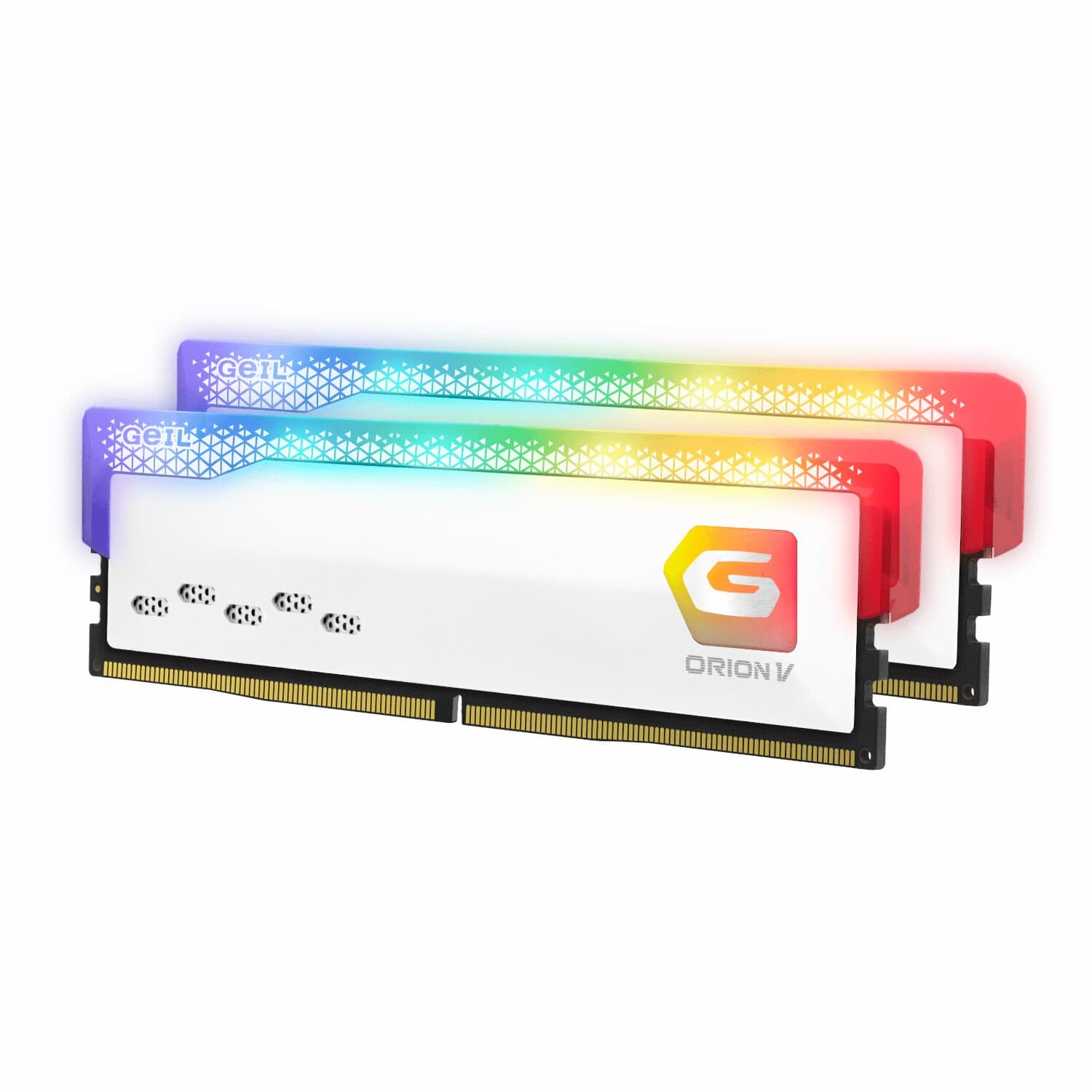 GeIL Orion 32GB Kit(2x16GB) 6000MHz RGB DDR5 RAM - White — image 1