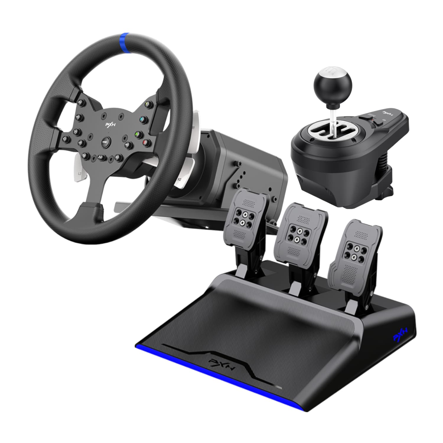 PXN V99 Force Feedback Steering Wheel — image 1
