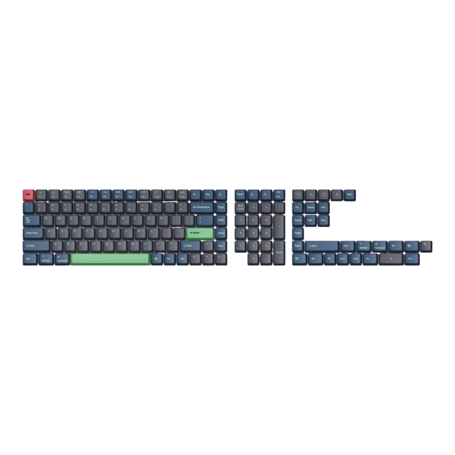 Keychron OEM Dye-Sub PBT Keycap Set – Hacker (Version C, PBT, OEM Profile, MX-Compatible) — image 1