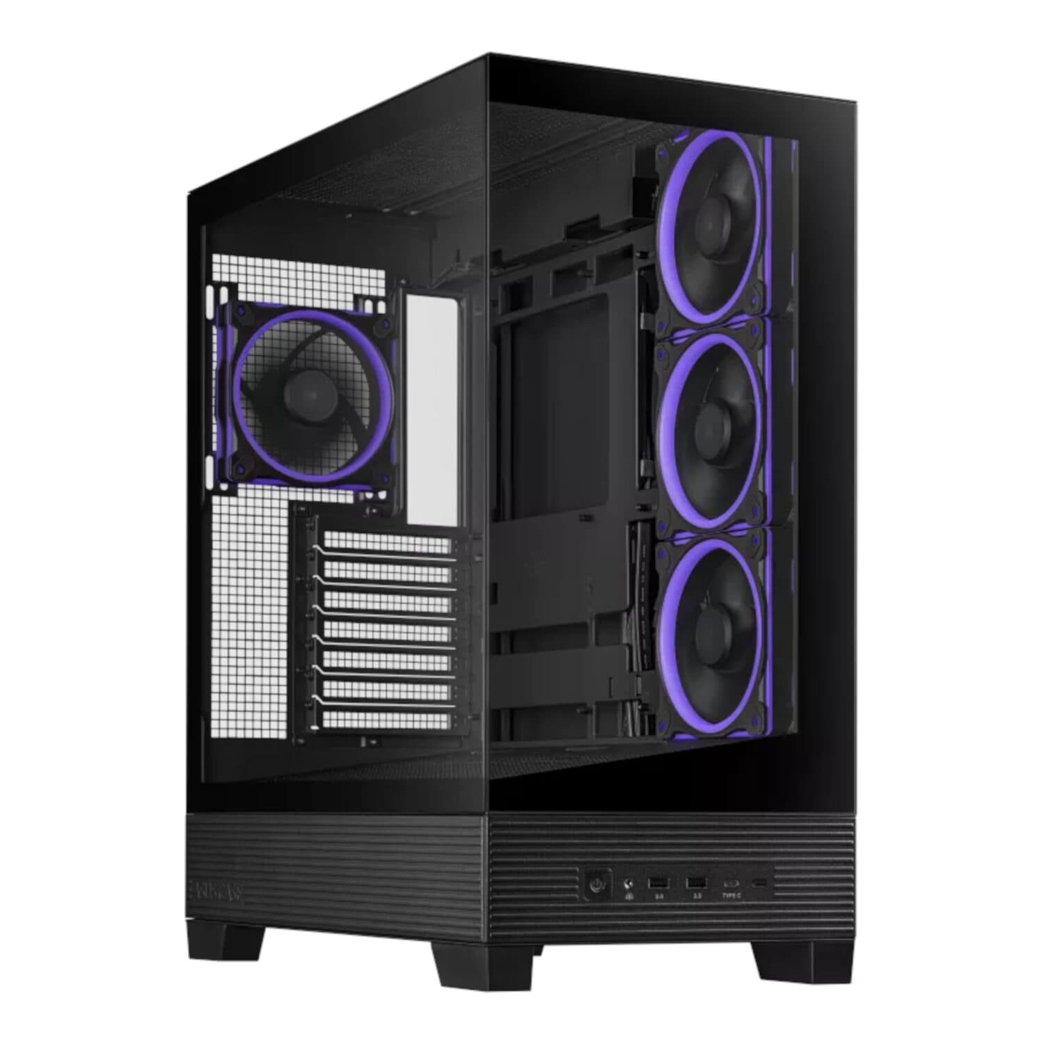 Asus A31 PLUS Mid Tower ATX Chassis - Black — image 1