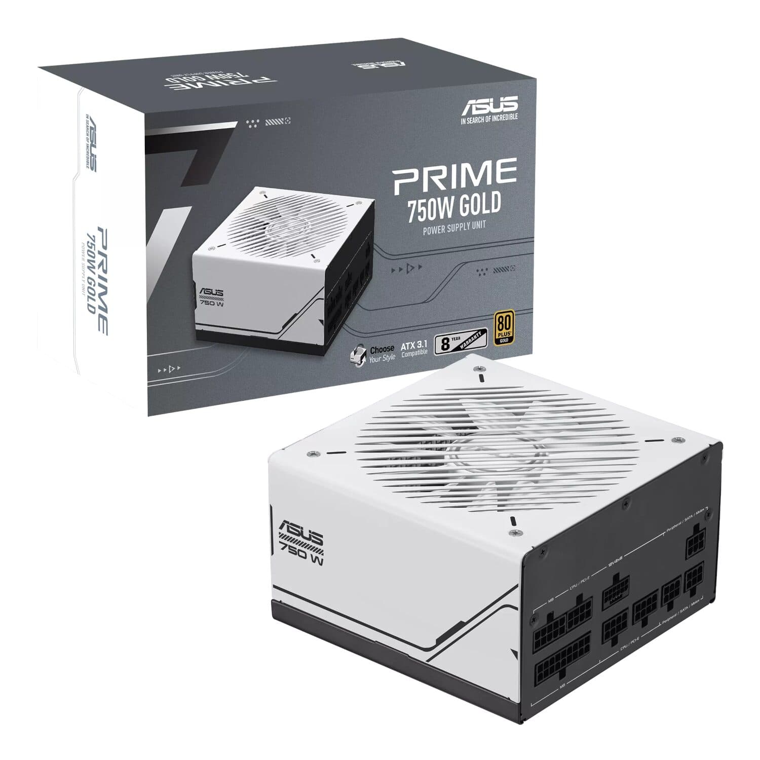 ASUS Prime AP-750G 750W 80+ Gold Fully Modular ATX3.1 Power Supply — image 1