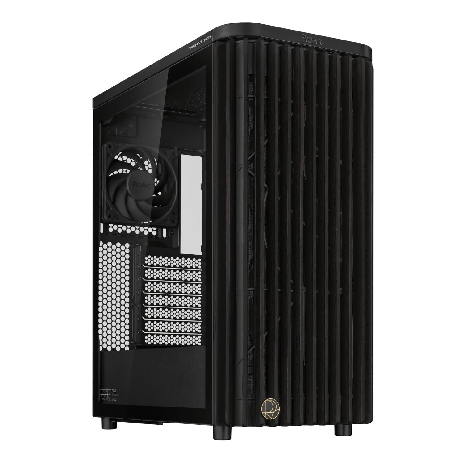 ASUS ProArt PA401 Wood Edition ATX Chassis - Black — image 1
