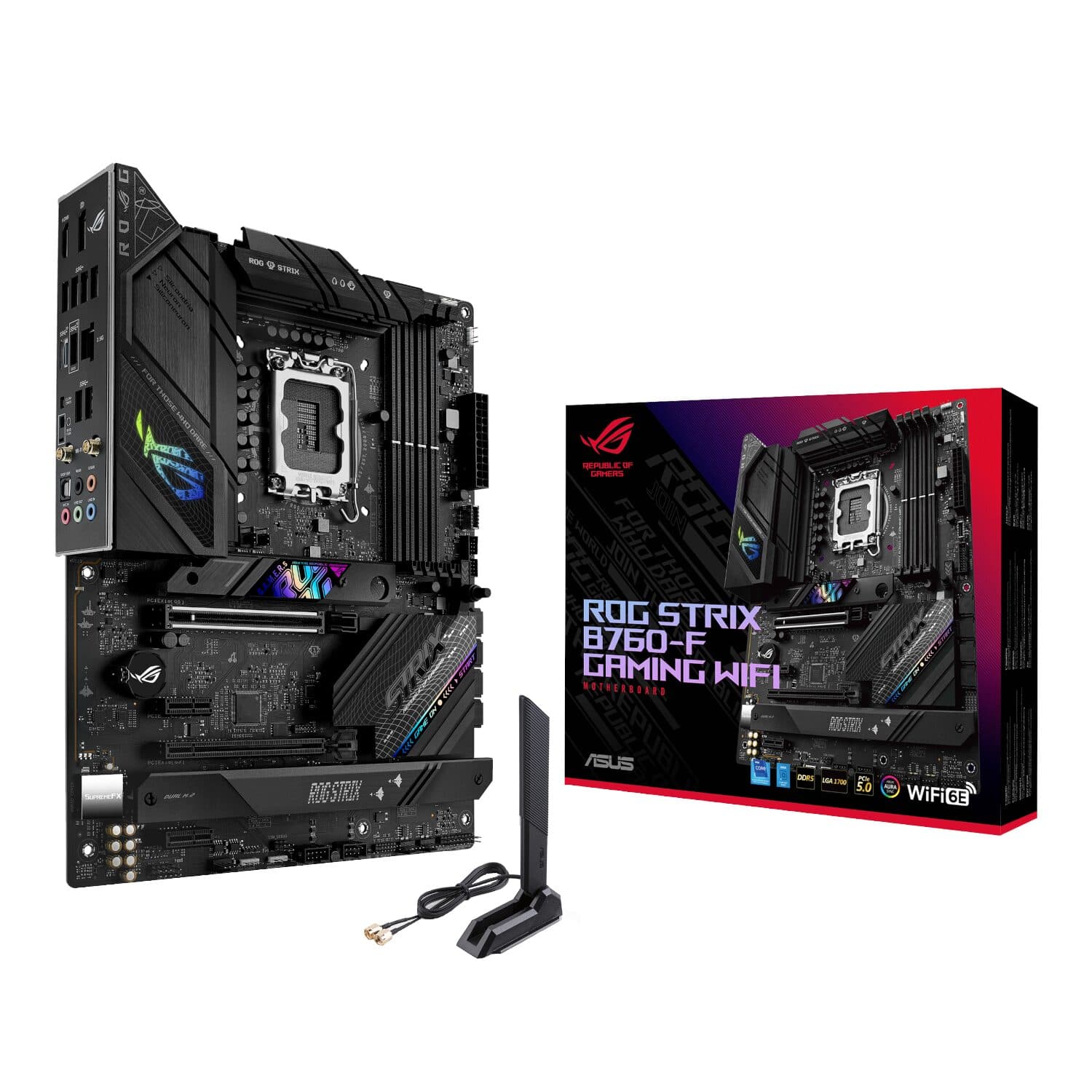 Asus ROG Strix B760-F Gaming WiFi Motherboard - Intel LGA1700 — image 1