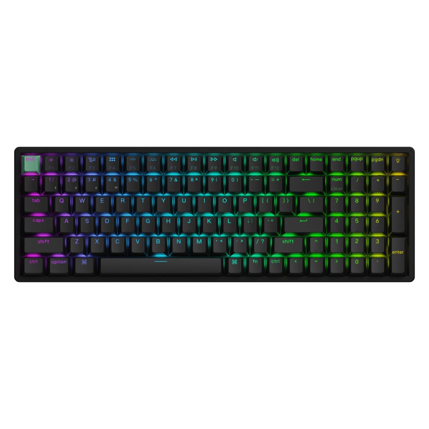 Keychron K4 HE 96% Magnetic Switch Hot-Swap RGB Wireless Keyboard – Black — image 1