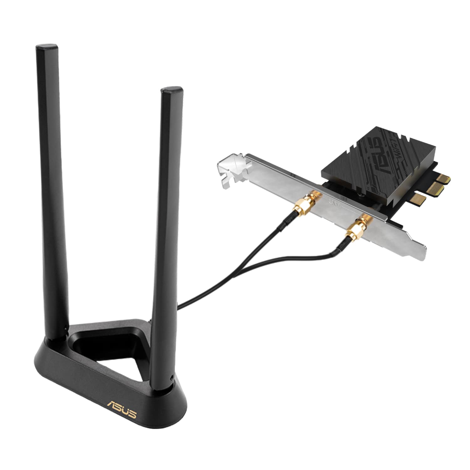 ASUS BE9400 Tri-Band Wi-Fi 7 6GHz PCIe Adapter-Black — image 1