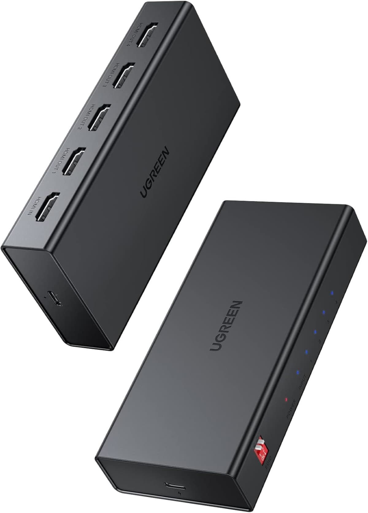 UGREEN HDMI 1×4 Video Splitter 4K – Black — image 1